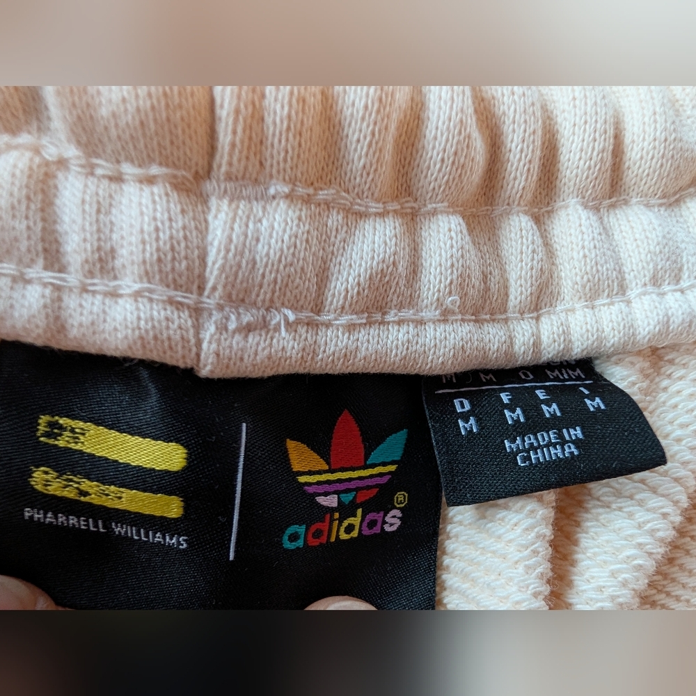 Adidas x Humanrace By Pharrell Williams Basics Short Ivory Medium Like New